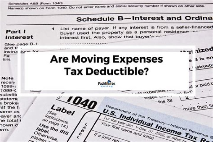 Are 2019 moving expenses tax deductible?