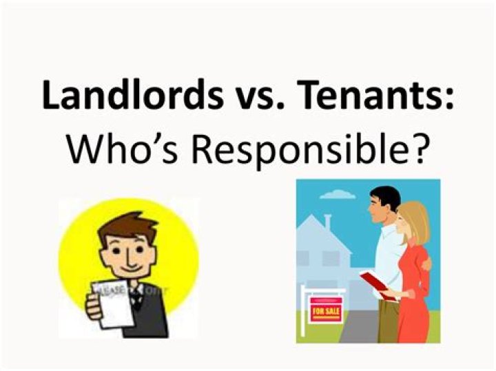 Are landlords responsible for tenants debts?