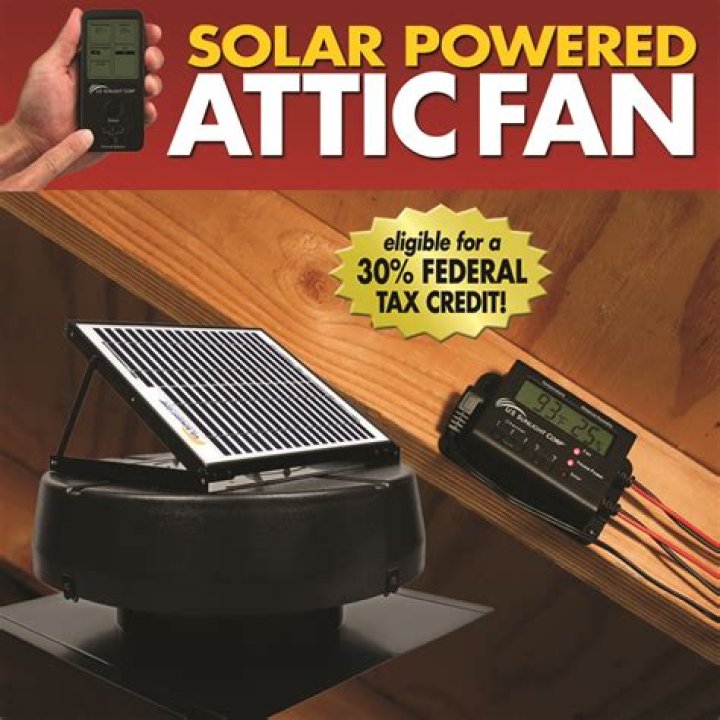 Are solar attic fans tax deductible?