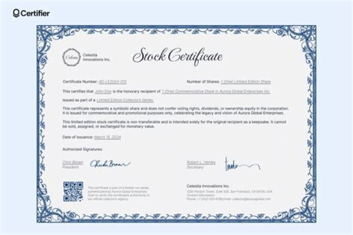 Are stock certificates transferable?