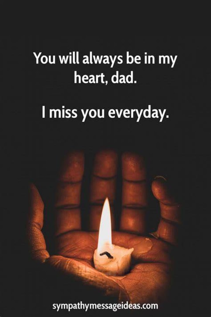 Are there Missing you messages for fathers who died?