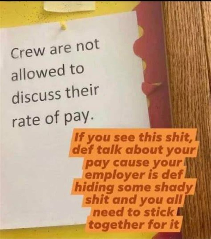Are you legally allowed to talk about your pay?