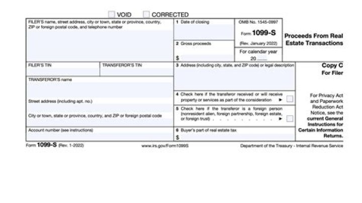 Can a 1099-S be recieved from a sale of an inherited property?