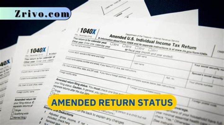 Can a amended return be used to change filing status?