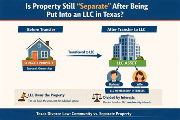 Can a property be transferred from a person to a LLC?