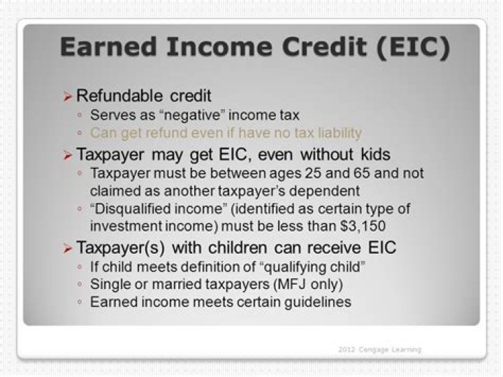 Can a single taxpayer with no children claim the EIC?