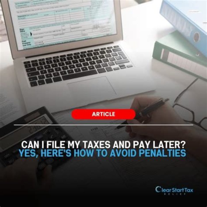 Can I file my federal taxes now and pay later?