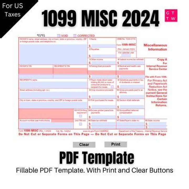 Can I print 1099-MISC forms on plain paper?