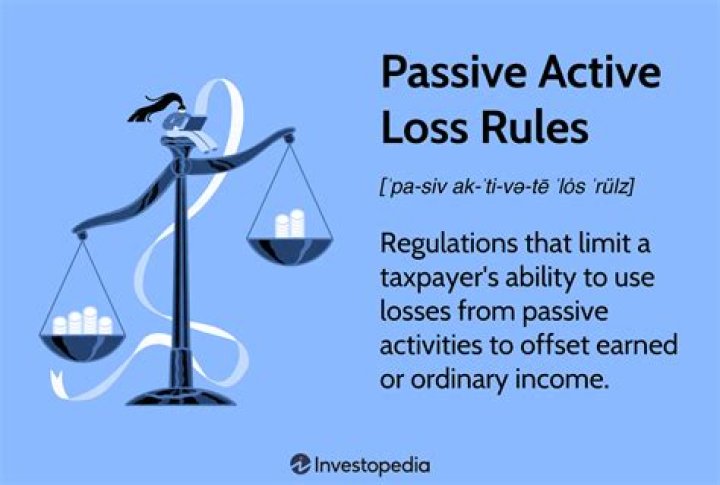 Can passive income offset active losses?