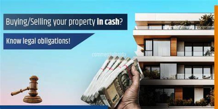 Can property be sold in cash?