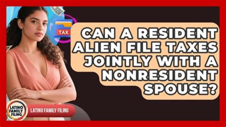 Can resident aliens file taxes?