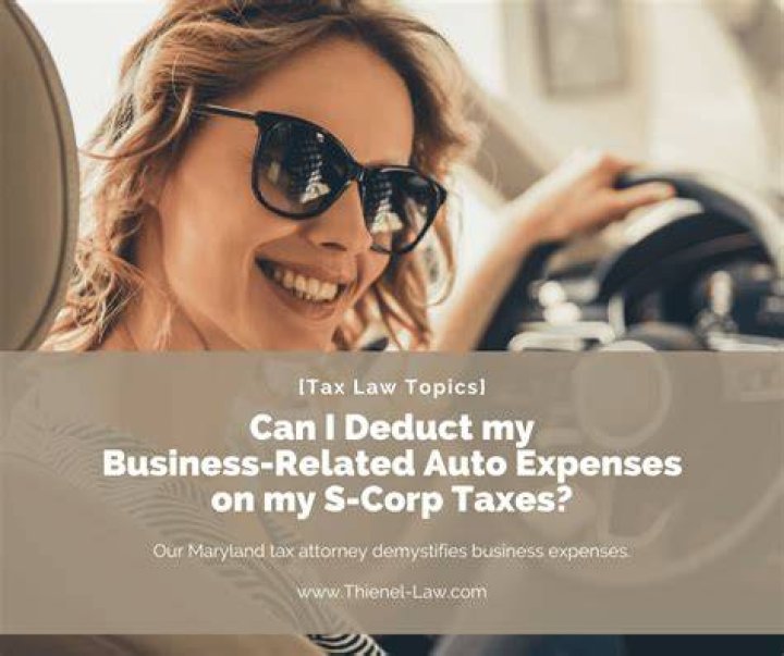 Can S Corp officer deduct auto expenses?