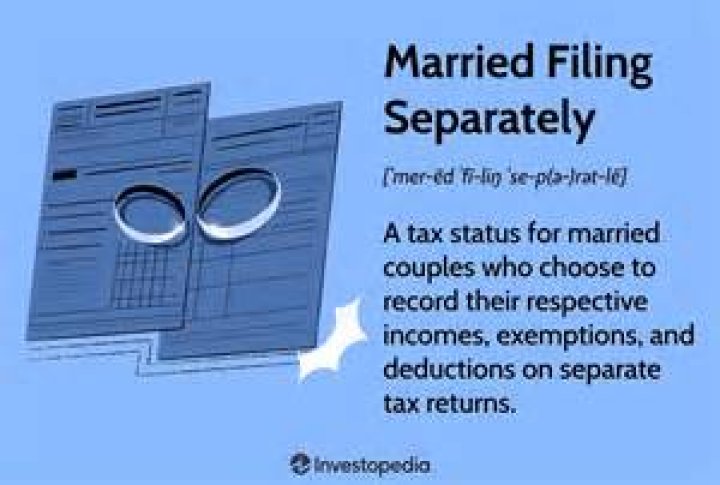 Can you file taxes jointly if legally separated?