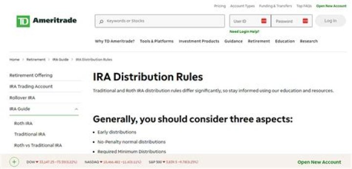 Can you have a Roth IRA in TD Ameritrade?