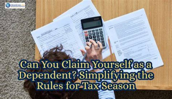 Can you not claim yourself on taxes anymore?