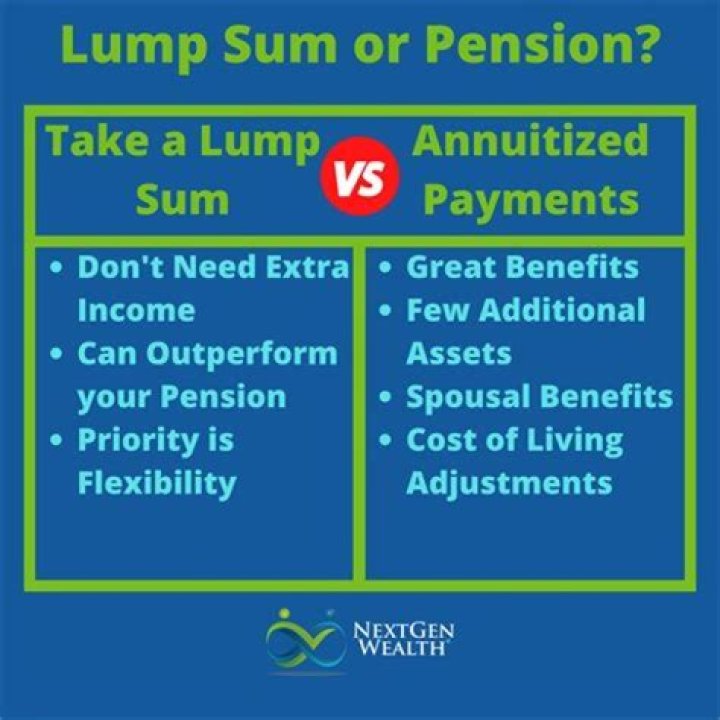 Can you take a lump sum out of your pension?