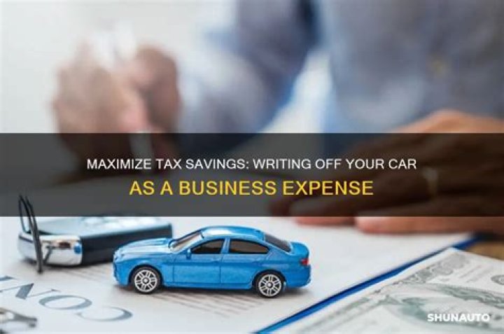 Can you write off a car as a business expense?