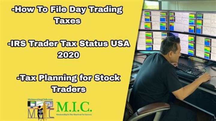 Do day traders have to report taxes?