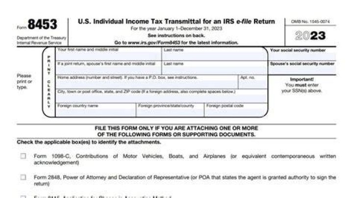 Do I have to file form 8453?