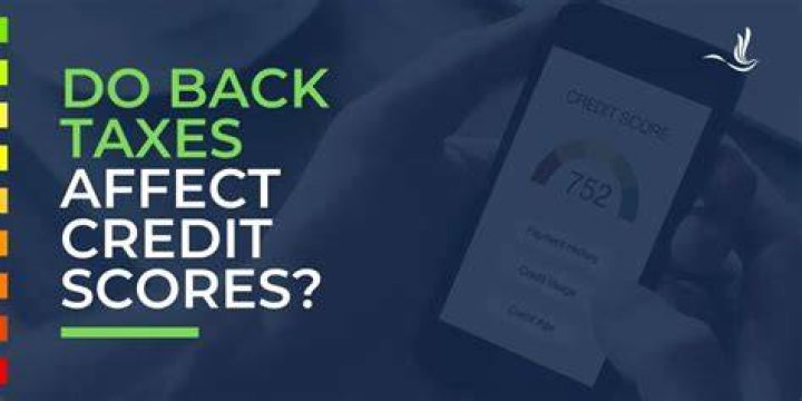 Do state taxes affect your credit score?