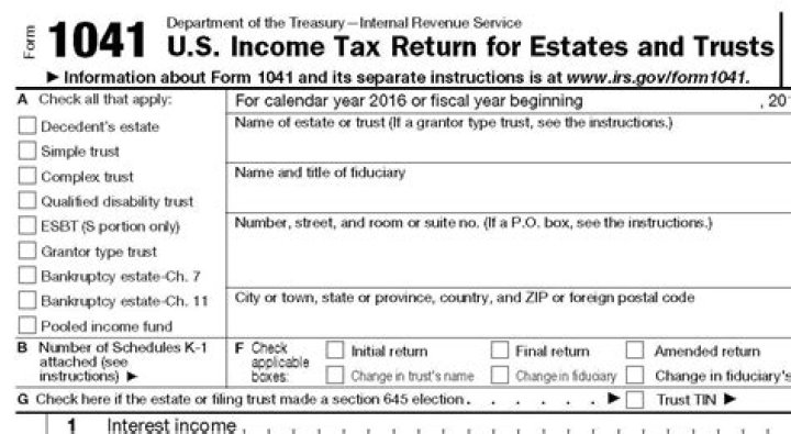 Do you have to file a 1041 for a revocable trust?