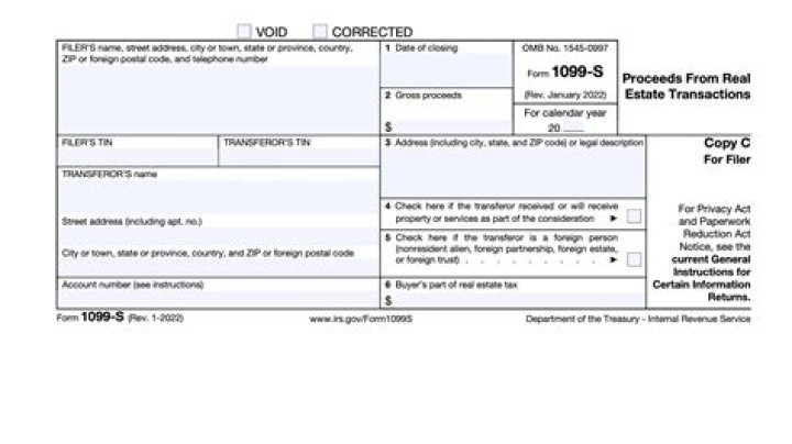 Do you have to file a 1099 when selling real estate?