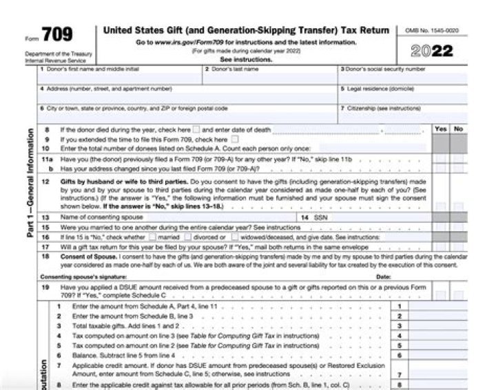 Do you have to file Form 709 for a gift?