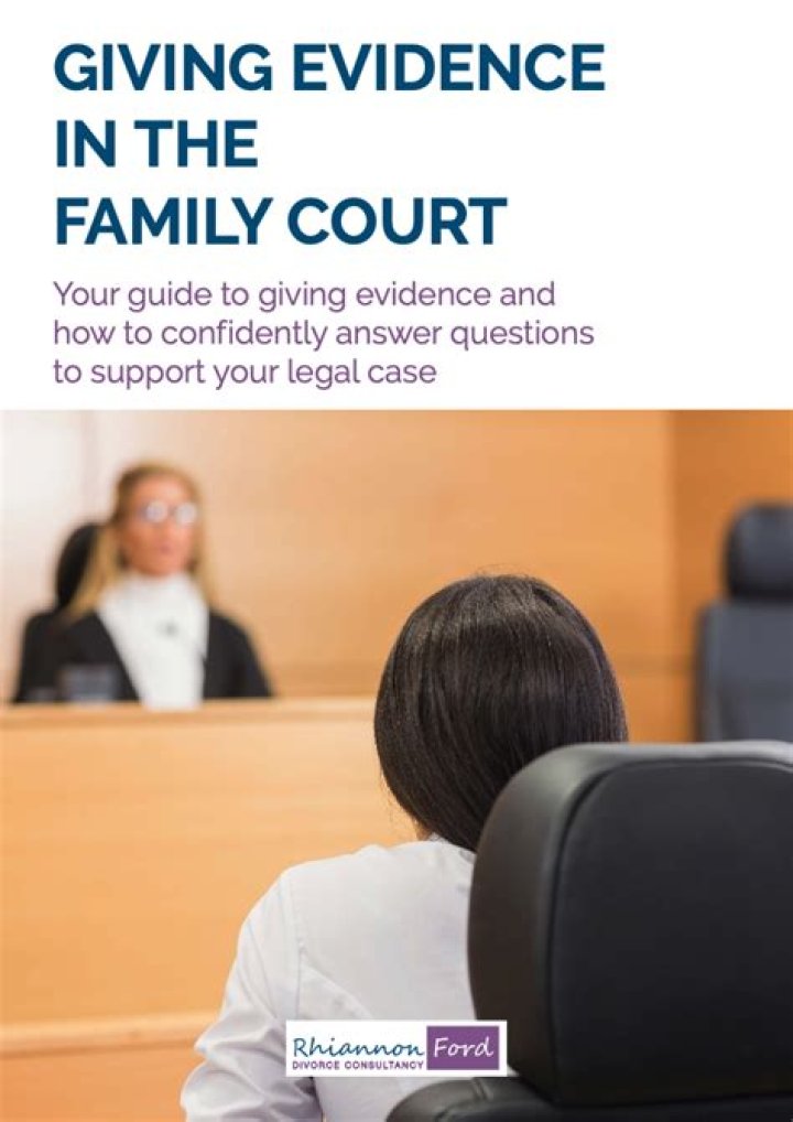 Do you have to give evidence in family court?
