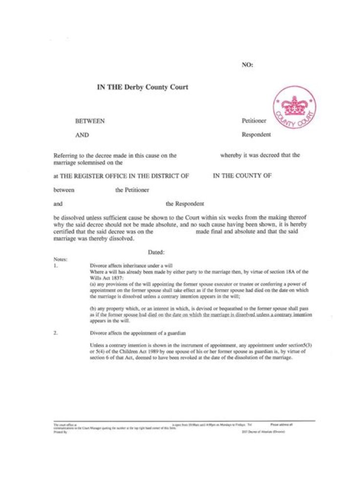 Do you need original Decree Absolute to remarry?
