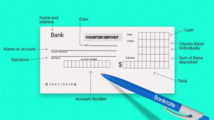 Does depositing a check count as income?