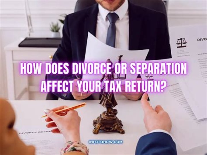 Does separation affect taxes?