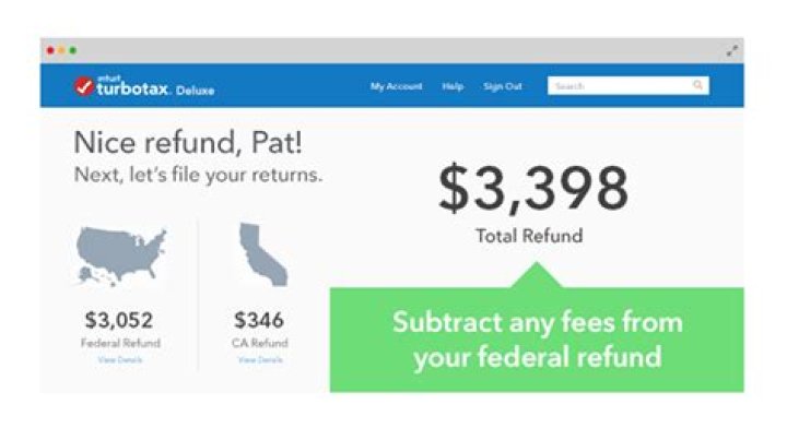 Does TurboTax charge a fee to pay with refund?