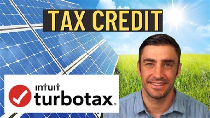 Does TurboTax help with solar tax credit?