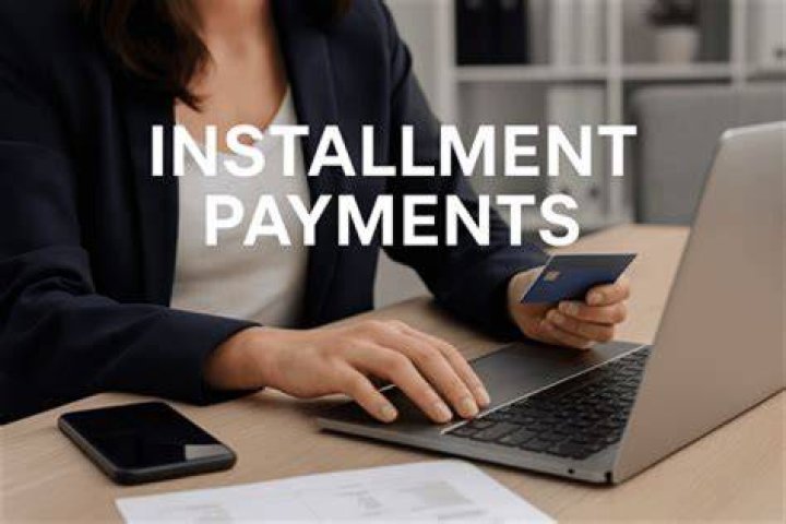How are installment payments paid back to the IRS?