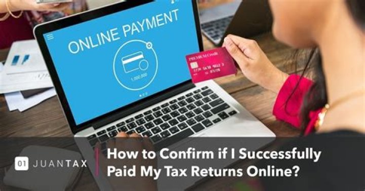 How can I check if I have paid my tax?