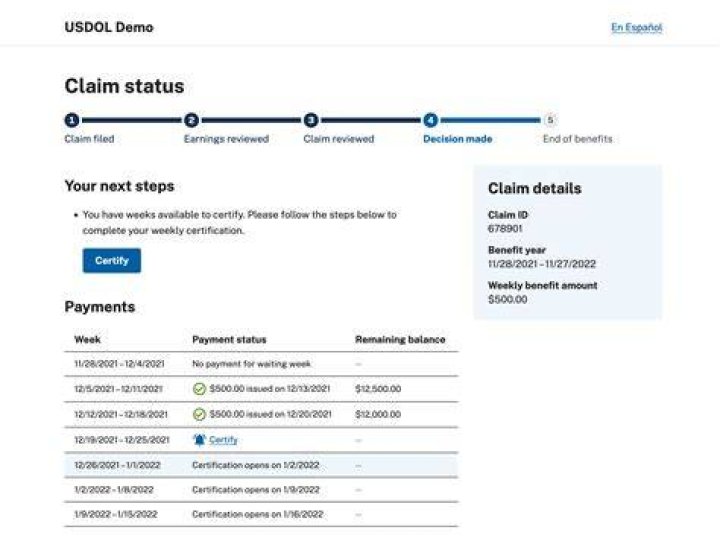 How can I check the status of my disability claim?