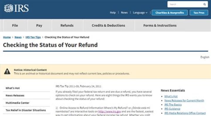 How can I check the status of my federal tax return?