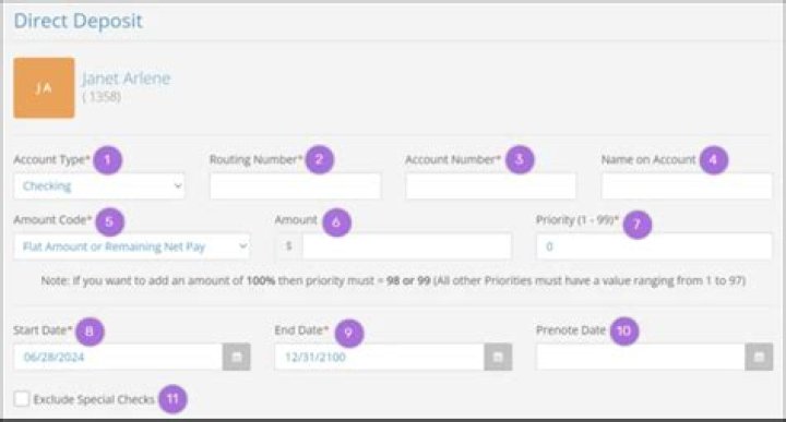 How can I direct deposit without checking account?