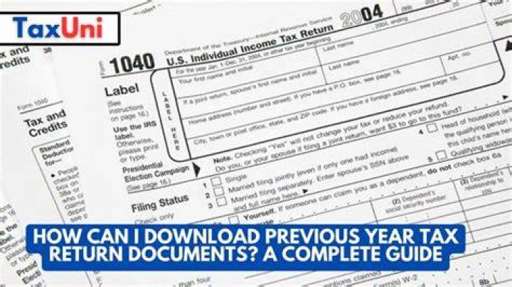 How can I find out my prior year tax return?