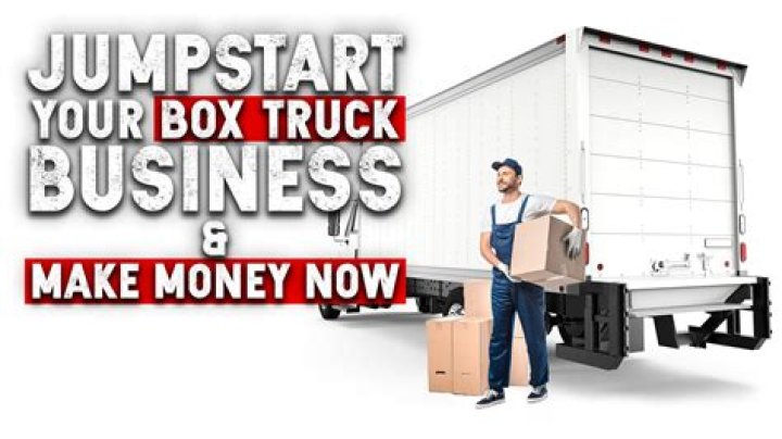 How can I make money with my own box truck?