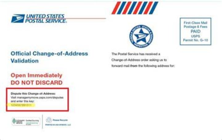 How can I tell if USPS has changed my address?