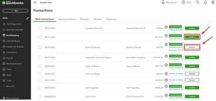 How do I categorize transfers in QuickBooks self employed?