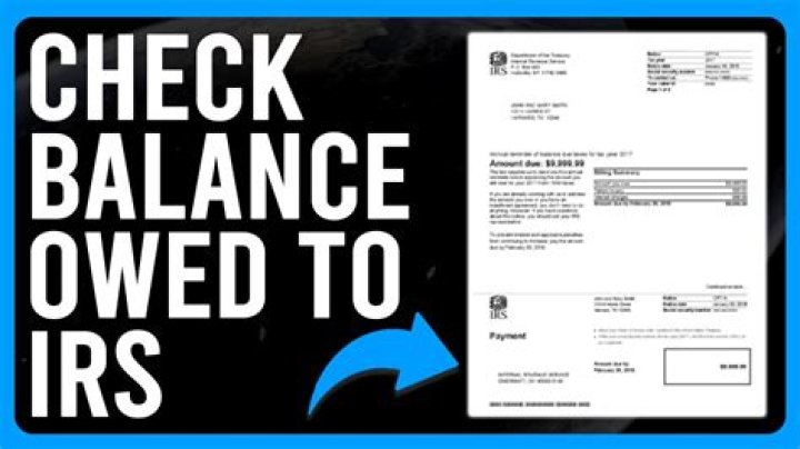 How do I check my balance for taxes?
