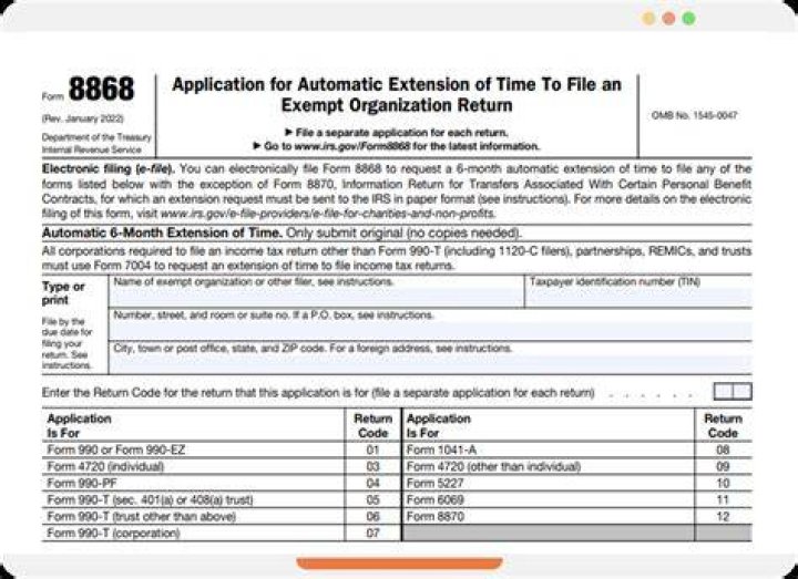 How do I file 8868 electronically?