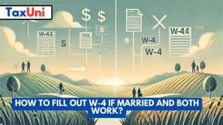 How do I fill out a W-2 if married and both work?