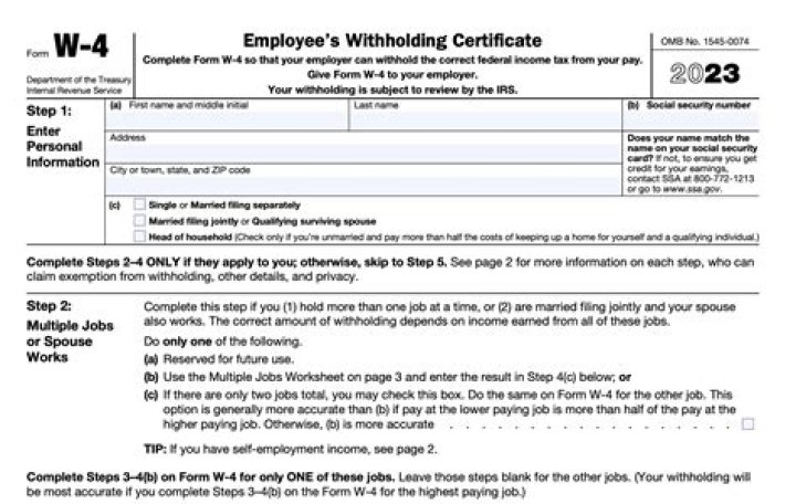 How do I fill out an updated w4?