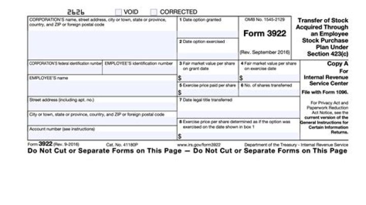 How do I get my tax form 3922?