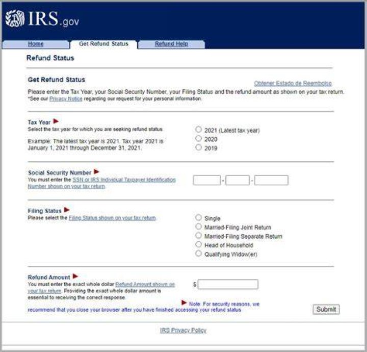 How do I get my tax refund if I gave wrong account number?