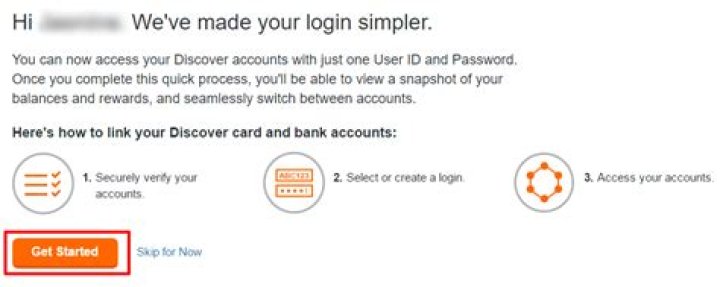 How do I link two Discover accounts?