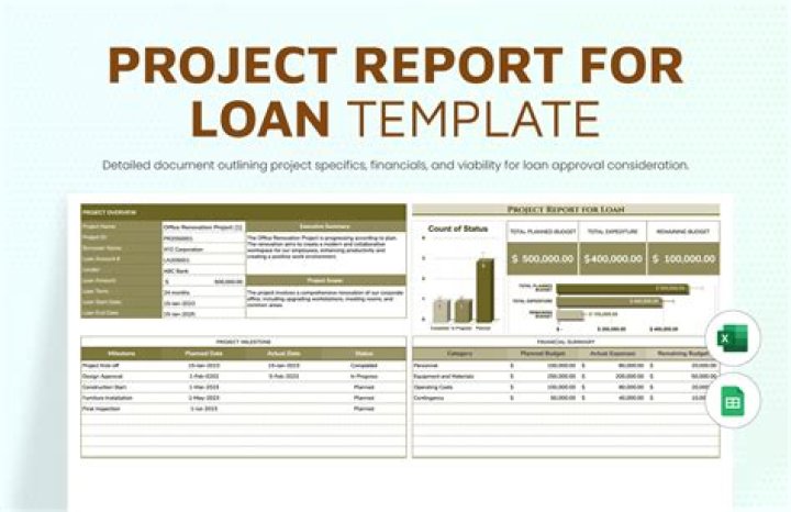 How do I make a business loan report?